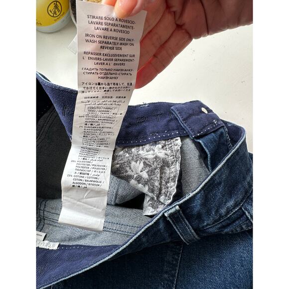 Stella McCartney Star Appliqué Jeans Blue Women’s US 28 Straight - Picture 12 of 16